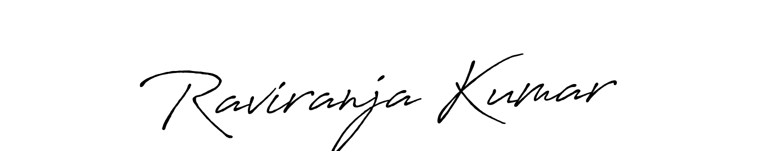 How to make Raviranja Kumar signature? Antro_Vectra_Bolder is a professional autograph style. Create handwritten signature for Raviranja Kumar name. Raviranja Kumar signature style 7 images and pictures png