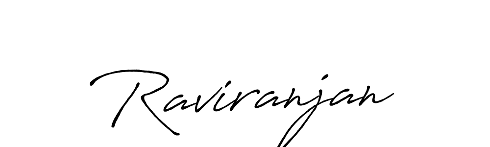 Design your own signature with our free online signature maker. With this signature software, you can create a handwritten (Antro_Vectra_Bolder) signature for name Raviranjan. Raviranjan signature style 7 images and pictures png