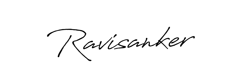 Create a beautiful signature design for name Ravisanker. With this signature (Antro_Vectra_Bolder) fonts, you can make a handwritten signature for free. Ravisanker signature style 7 images and pictures png