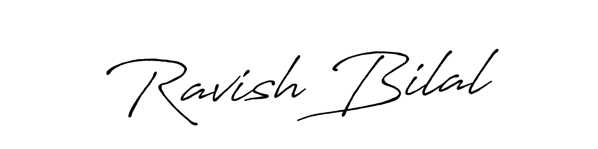 This is the best signature style for the Ravish Bilal name. Also you like these signature font (Antro_Vectra_Bolder). Mix name signature. Ravish Bilal signature style 7 images and pictures png