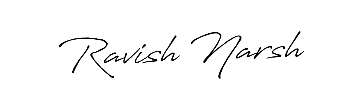 if you are searching for the best signature style for your name Ravish Narsh. so please give up your signature search. here we have designed multiple signature styles  using Antro_Vectra_Bolder. Ravish Narsh signature style 7 images and pictures png