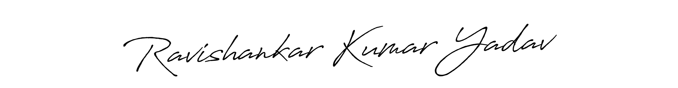 This is the best signature style for the Ravishankar Kumar Yadav name. Also you like these signature font (Antro_Vectra_Bolder). Mix name signature. Ravishankar Kumar Yadav signature style 7 images and pictures png