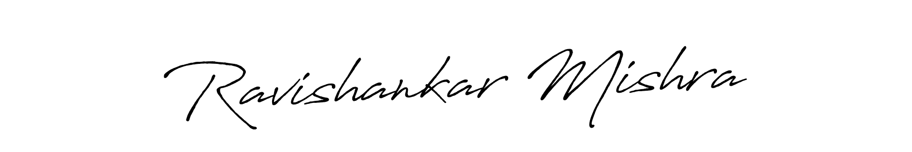 Design your own signature with our free online signature maker. With this signature software, you can create a handwritten (Antro_Vectra_Bolder) signature for name Ravishankar Mishra. Ravishankar Mishra signature style 7 images and pictures png