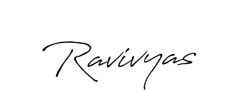 Also we have Ravivyas name is the best signature style. Create professional handwritten signature collection using Antro_Vectra_Bolder autograph style. Ravivyas signature style 7 images and pictures png