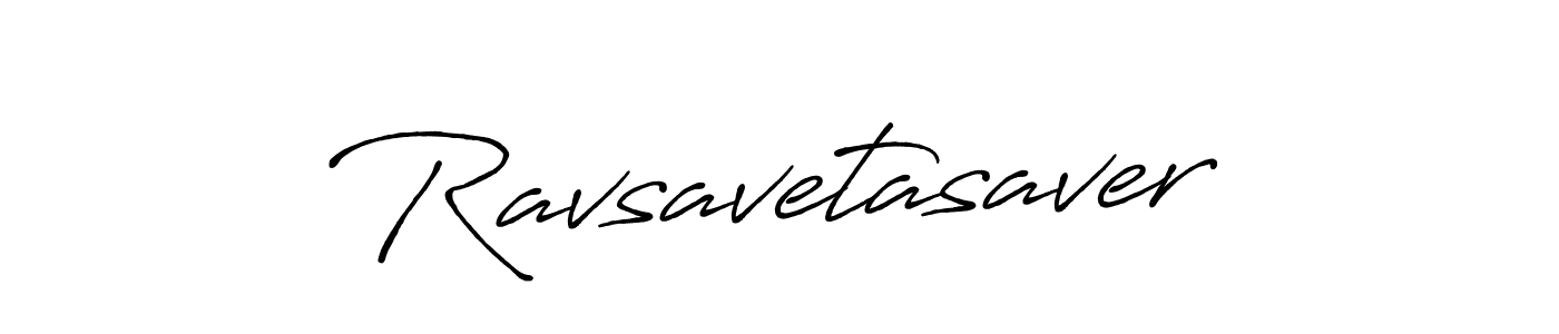 Create a beautiful signature design for name Ravsavetasaver. With this signature (Antro_Vectra_Bolder) fonts, you can make a handwritten signature for free. Ravsavetasaver signature style 7 images and pictures png