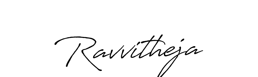 Make a beautiful signature design for name Ravvitheja. Use this online signature maker to create a handwritten signature for free. Ravvitheja signature style 7 images and pictures png