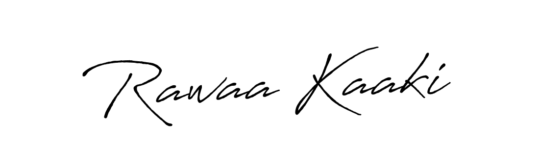 How to make Rawaa Kaaki signature? Antro_Vectra_Bolder is a professional autograph style. Create handwritten signature for Rawaa Kaaki name. Rawaa Kaaki signature style 7 images and pictures png