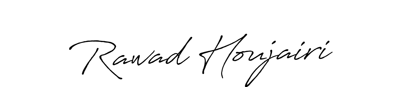 if you are searching for the best signature style for your name Rawad Houjairi. so please give up your signature search. here we have designed multiple signature styles  using Antro_Vectra_Bolder. Rawad Houjairi signature style 7 images and pictures png