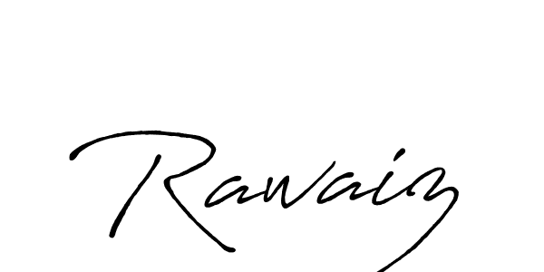 Also we have Rawaiz name is the best signature style. Create professional handwritten signature collection using Antro_Vectra_Bolder autograph style. Rawaiz signature style 7 images and pictures png