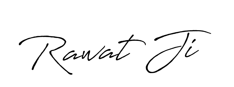 Make a beautiful signature design for name Rawat Ji. With this signature (Antro_Vectra_Bolder) style, you can create a handwritten signature for free. Rawat Ji signature style 7 images and pictures png