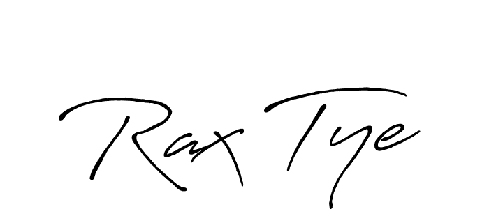 You can use this online signature creator to create a handwritten signature for the name Rax Tye. This is the best online autograph maker. Rax Tye signature style 7 images and pictures png