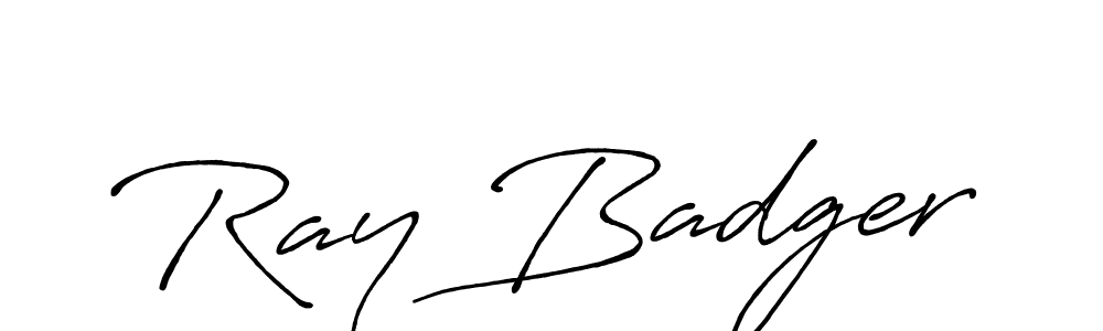 Similarly Antro_Vectra_Bolder is the best handwritten signature design. Signature creator online .You can use it as an online autograph creator for name Ray Badger. Ray Badger signature style 7 images and pictures png