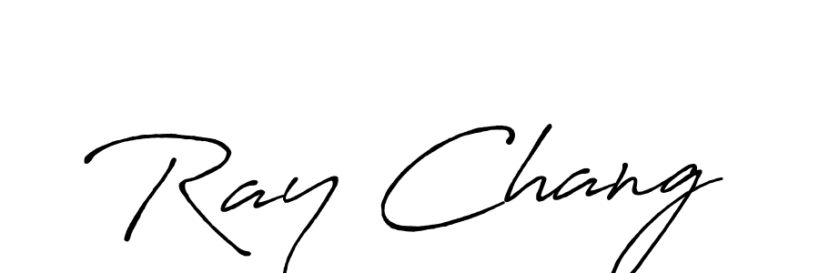 Antro_Vectra_Bolder is a professional signature style that is perfect for those who want to add a touch of class to their signature. It is also a great choice for those who want to make their signature more unique. Get Ray Chang name to fancy signature for free. Ray Chang signature style 7 images and pictures png