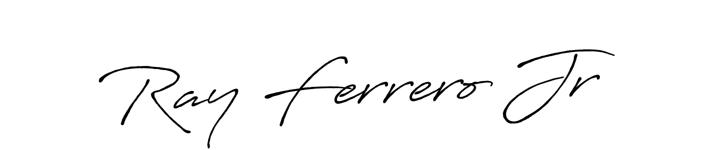 It looks lik you need a new signature style for name Ray Ferrero Jr. Design unique handwritten (Antro_Vectra_Bolder) signature with our free signature maker in just a few clicks. Ray Ferrero Jr signature style 7 images and pictures png