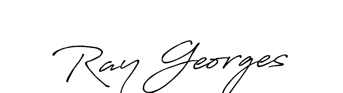 Make a beautiful signature design for name Ray Georges. With this signature (Antro_Vectra_Bolder) style, you can create a handwritten signature for free. Ray Georges signature style 7 images and pictures png