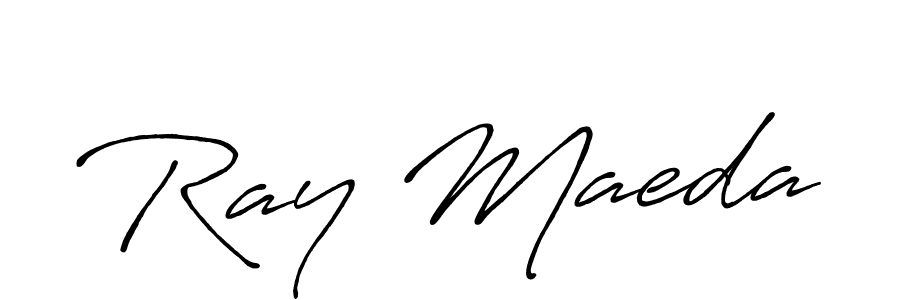Also You can easily find your signature by using the search form. We will create Ray Maeda name handwritten signature images for you free of cost using Antro_Vectra_Bolder sign style. Ray Maeda signature style 7 images and pictures png