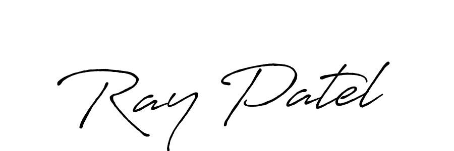 Also we have Ray Patel name is the best signature style. Create professional handwritten signature collection using Antro_Vectra_Bolder autograph style. Ray Patel signature style 7 images and pictures png