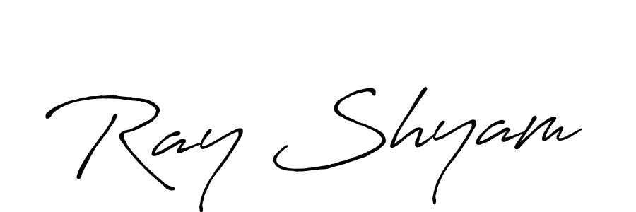 How to make Ray Shyam signature? Antro_Vectra_Bolder is a professional autograph style. Create handwritten signature for Ray Shyam name. Ray Shyam signature style 7 images and pictures png