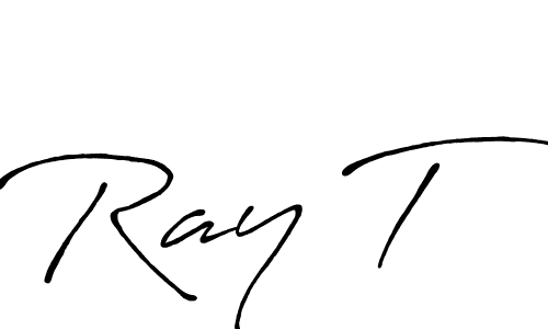 Use a signature maker to create a handwritten signature online. With this signature software, you can design (Antro_Vectra_Bolder) your own signature for name Ray T. Ray T signature style 7 images and pictures png