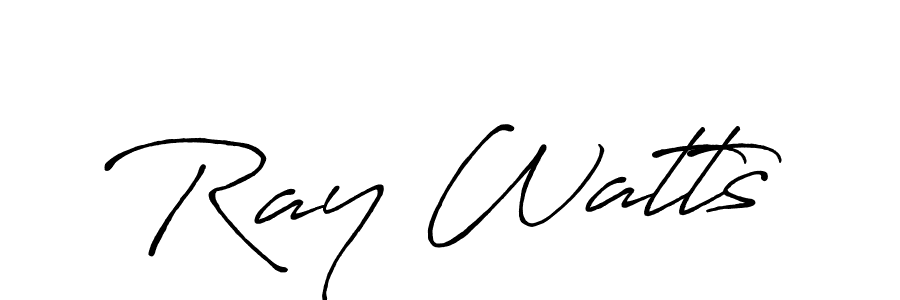 Also You can easily find your signature by using the search form. We will create Ray Watts name handwritten signature images for you free of cost using Antro_Vectra_Bolder sign style. Ray Watts signature style 7 images and pictures png