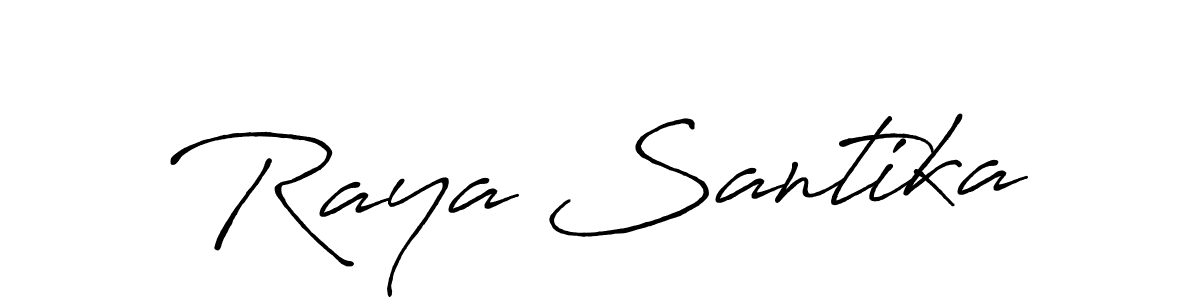 You can use this online signature creator to create a handwritten signature for the name Raya Santika. This is the best online autograph maker. Raya Santika signature style 7 images and pictures png