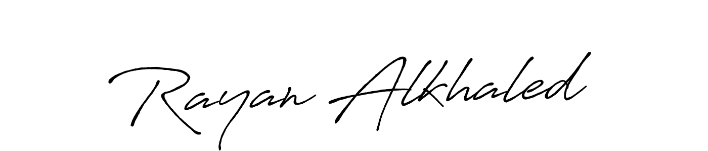 How to make Rayan Alkhaled signature? Antro_Vectra_Bolder is a professional autograph style. Create handwritten signature for Rayan Alkhaled name. Rayan Alkhaled signature style 7 images and pictures png
