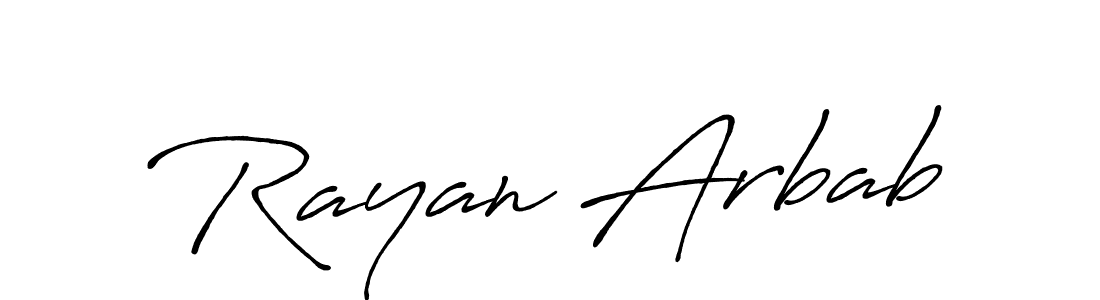 Make a short Rayan Arbab signature style. Manage your documents anywhere anytime using Antro_Vectra_Bolder. Create and add eSignatures, submit forms, share and send files easily. Rayan Arbab signature style 7 images and pictures png