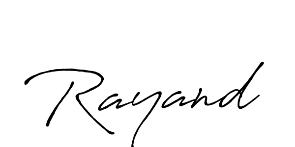 It looks lik you need a new signature style for name Rayand. Design unique handwritten (Antro_Vectra_Bolder) signature with our free signature maker in just a few clicks. Rayand signature style 7 images and pictures png