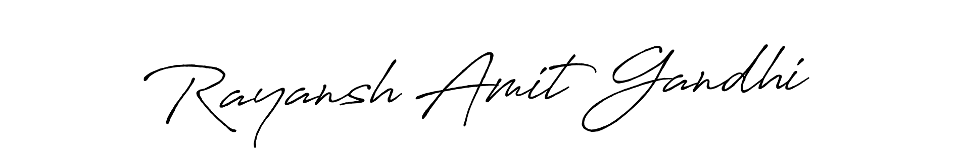 Similarly Antro_Vectra_Bolder is the best handwritten signature design. Signature creator online .You can use it as an online autograph creator for name Rayansh Amit Gandhi. Rayansh Amit Gandhi signature style 7 images and pictures png