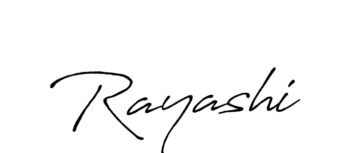 Design your own signature with our free online signature maker. With this signature software, you can create a handwritten (Antro_Vectra_Bolder) signature for name Rayashi. Rayashi signature style 7 images and pictures png