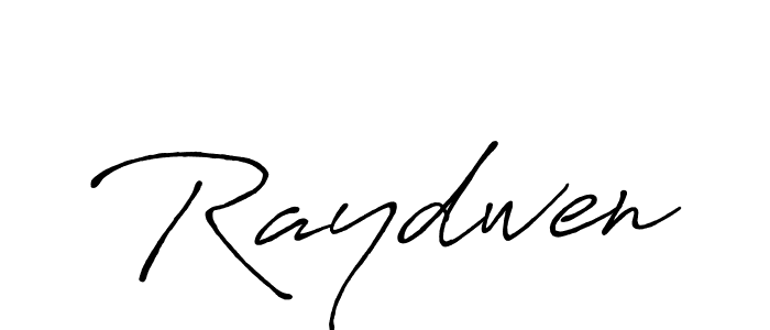 Make a beautiful signature design for name Raydwen. With this signature (Antro_Vectra_Bolder) style, you can create a handwritten signature for free. Raydwen signature style 7 images and pictures png