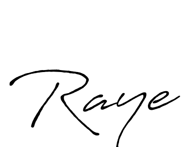 Create a beautiful signature design for name Raye. With this signature (Antro_Vectra_Bolder) fonts, you can make a handwritten signature for free. Raye signature style 7 images and pictures png