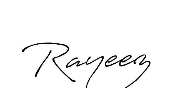 The best way (Antro_Vectra_Bolder) to make a short signature is to pick only two or three words in your name. The name Rayeez include a total of six letters. For converting this name. Rayeez signature style 7 images and pictures png