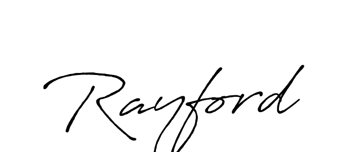 How to make Rayford name signature. Use Antro_Vectra_Bolder style for creating short signs online. This is the latest handwritten sign. Rayford signature style 7 images and pictures png