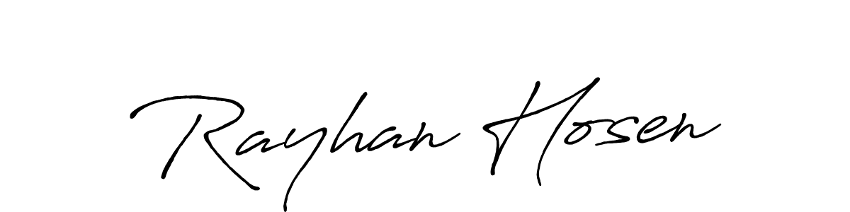 if you are searching for the best signature style for your name Rayhan Hosen. so please give up your signature search. here we have designed multiple signature styles  using Antro_Vectra_Bolder. Rayhan Hosen signature style 7 images and pictures png