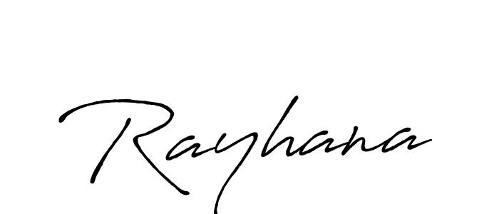 Also we have Rayhana name is the best signature style. Create professional handwritten signature collection using Antro_Vectra_Bolder autograph style. Rayhana signature style 7 images and pictures png