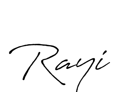 Use a signature maker to create a handwritten signature online. With this signature software, you can design (Antro_Vectra_Bolder) your own signature for name Rayi. Rayi signature style 7 images and pictures png