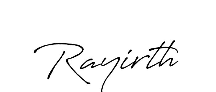 It looks lik you need a new signature style for name Rayirth. Design unique handwritten (Antro_Vectra_Bolder) signature with our free signature maker in just a few clicks. Rayirth signature style 7 images and pictures png