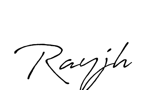 if you are searching for the best signature style for your name Rayjh. so please give up your signature search. here we have designed multiple signature styles  using Antro_Vectra_Bolder. Rayjh signature style 7 images and pictures png