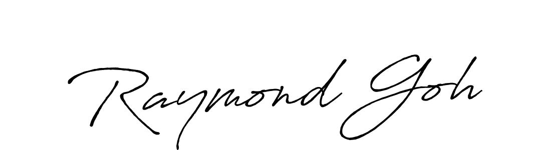 The best way (Antro_Vectra_Bolder) to make a short signature is to pick only two or three words in your name. The name Raymond Goh include a total of six letters. For converting this name. Raymond Goh signature style 7 images and pictures png