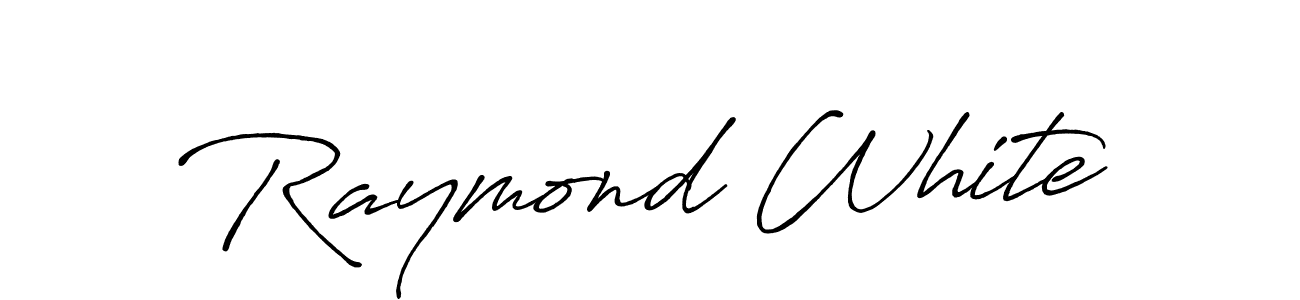 Once you've used our free online signature maker to create your best signature Antro_Vectra_Bolder style, it's time to enjoy all of the benefits that Raymond White name signing documents. Raymond White signature style 7 images and pictures png