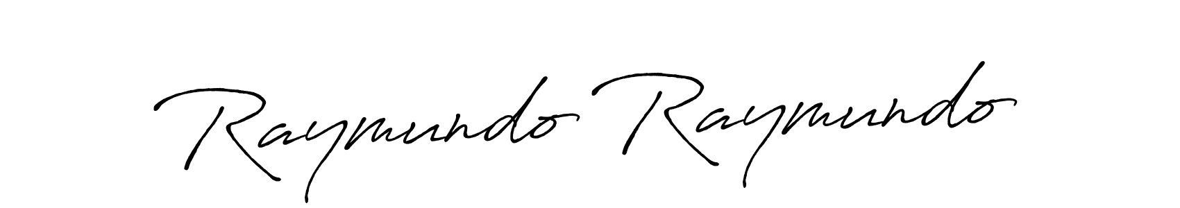 Make a beautiful signature design for name Raymundo Raymundo. With this signature (Antro_Vectra_Bolder) style, you can create a handwritten signature for free. Raymundo Raymundo signature style 7 images and pictures png