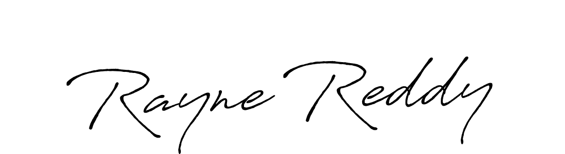 Also we have Rayne Reddy name is the best signature style. Create professional handwritten signature collection using Antro_Vectra_Bolder autograph style. Rayne Reddy signature style 7 images and pictures png