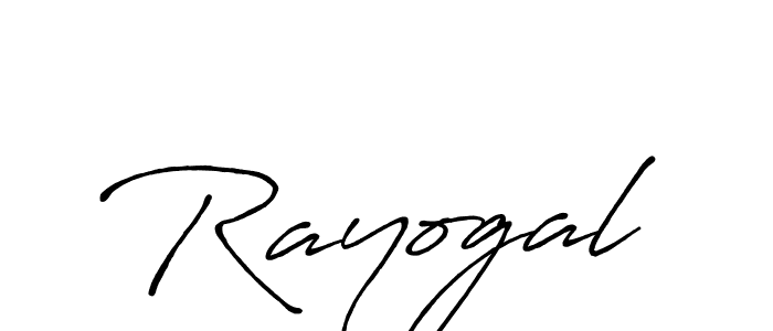 Rayogal stylish signature style. Best Handwritten Sign (Antro_Vectra_Bolder) for my name. Handwritten Signature Collection Ideas for my name Rayogal. Rayogal signature style 7 images and pictures png