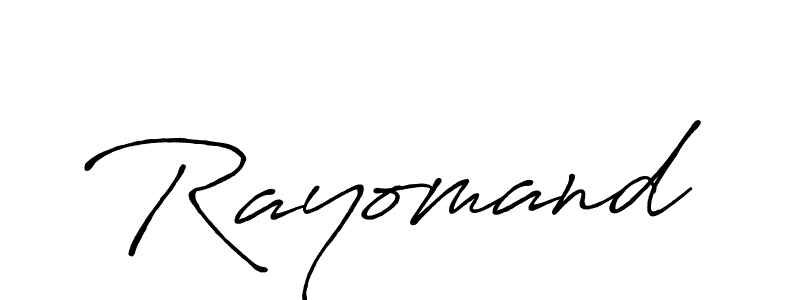 How to make Rayomand signature? Antro_Vectra_Bolder is a professional autograph style. Create handwritten signature for Rayomand name. Rayomand signature style 7 images and pictures png