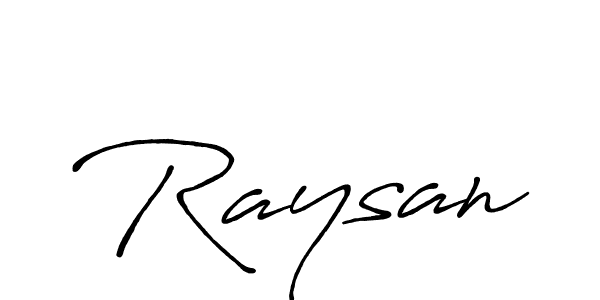 Raysan stylish signature style. Best Handwritten Sign (Antro_Vectra_Bolder) for my name. Handwritten Signature Collection Ideas for my name Raysan. Raysan signature style 7 images and pictures png