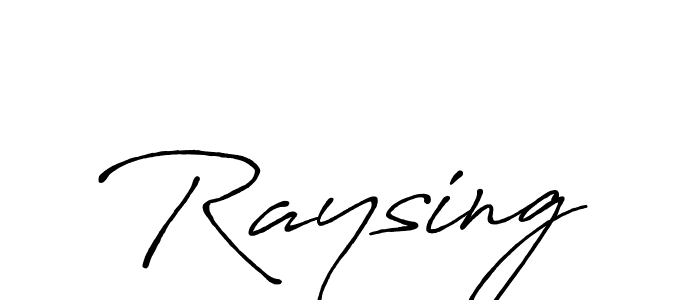 if you are searching for the best signature style for your name Raysing. so please give up your signature search. here we have designed multiple signature styles  using Antro_Vectra_Bolder. Raysing signature style 7 images and pictures png