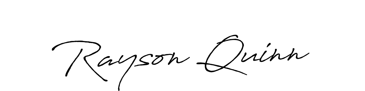 Make a beautiful signature design for name Rayson Quinn. Use this online signature maker to create a handwritten signature for free. Rayson Quinn signature style 7 images and pictures png