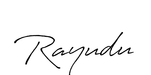 Make a beautiful signature design for name Rayudu. Use this online signature maker to create a handwritten signature for free. Rayudu signature style 7 images and pictures png