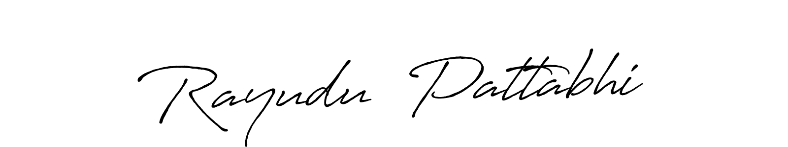 Also You can easily find your signature by using the search form. We will create Rayudu  Pattabhi name handwritten signature images for you free of cost using Antro_Vectra_Bolder sign style. Rayudu  Pattabhi signature style 7 images and pictures png